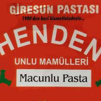 HENDEN GİRESUN MACUNLU PASTA TOPTAN SATIŞI